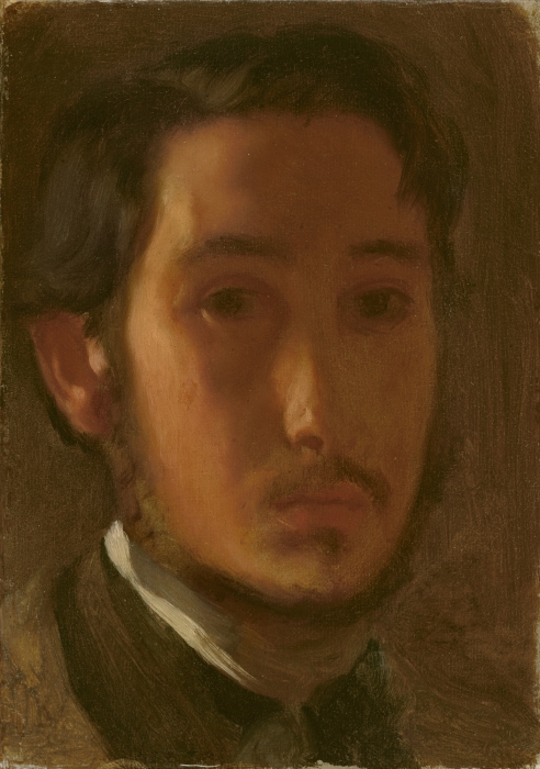 Self-Portrait with White Collar 1857